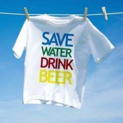 Camiseta Carnaval Save Water Drink Beer