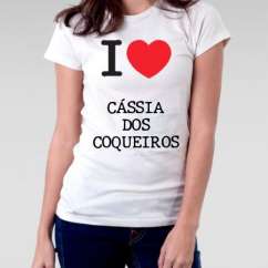 Camiseta Feminina Cassia dos coqueiros