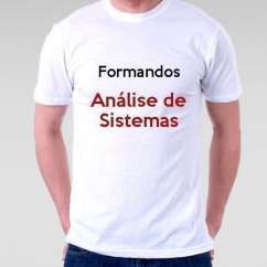 Camiseta Formandos Análise De Sistemas