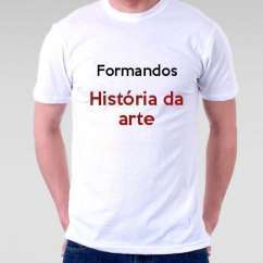 Camiseta Formandos História Da Arte