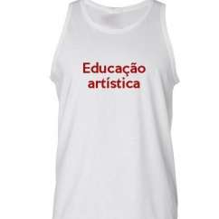 Camiseta Regata Educação Artística