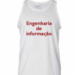 Camiseta Regata Engenharia De Informação