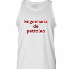 Camiseta Regata Engenharia De Petróleo