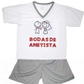 pijama Bodas de Ametista