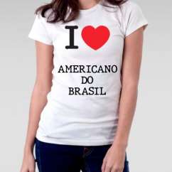 Camiseta Feminina Americano do brasil