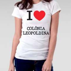 Camiseta Feminina Colonia leopoldina