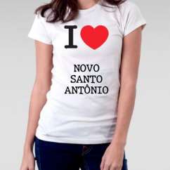 Camiseta Feminina Novo santo antonio