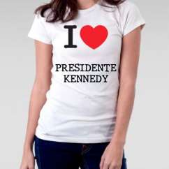 Camiseta Feminina Presidente kennedy