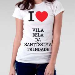 Camiseta Feminina Vila bela da santissima trindade