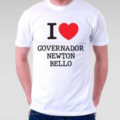 Camiseta Governador newton bello