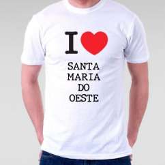 Camiseta Santa maria do oeste