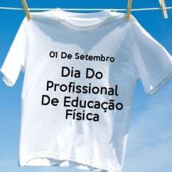 Camiseta Dia Do Profissional De Educação Física