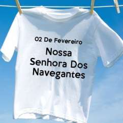 Camiseta Nossa Senhora Dos Navegantes