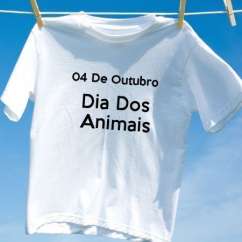 Camiseta Dia Dos Animais