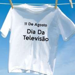 Camiseta Dia Da Televisão