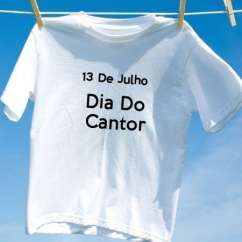 Camiseta Dia Do Cantor