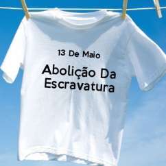 Camiseta Abolição Da Escravatura