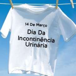 Camiseta Dia Da Incontinência Urinária