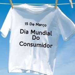 Camiseta Dia Mundial Do Consumidor