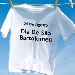 Camiseta Dia De São Bartolomeu