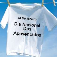 Camiseta Dia Nacional Dos Aposentados