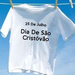 Camiseta Dia De São Cristóvão