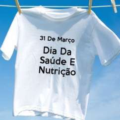 Camiseta Dia Da Saúde E Nutrição