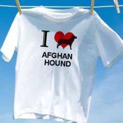 Camiseta Afghan hound