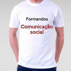 Camiseta Formandos Comunicação Social