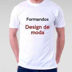 Camiseta Formandos Design De Moda