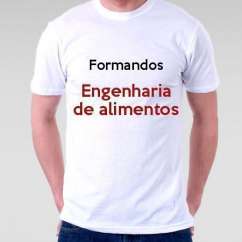 Camiseta Formandos Engenharia De Alimentos