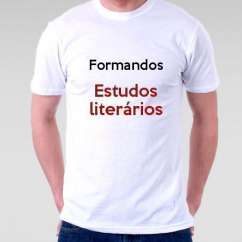 Camiseta Formandos Estudos Literários