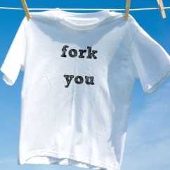 Camiseta fork you
