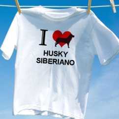 Camiseta Husky siberiano