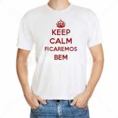 Camiseta Keep Calm Ficaremos Bem
