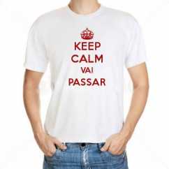 Camiseta Keep Calm Vai Passar