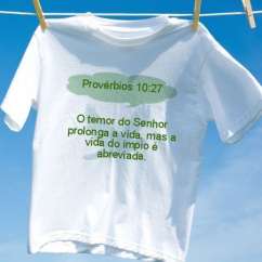 Camiseta Provérbios 10 27