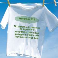 Camiseta Provérbios 22 5