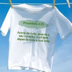 Camiseta Provérbios 4 23