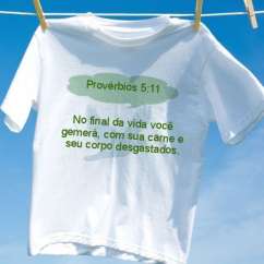 Camiseta Provérbios 5 11