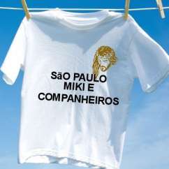 Camiseta Sao paulo miki e companheiros
