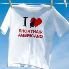 Camiseta Gato Shorthair Americano