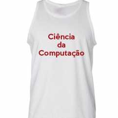 Camiseta Regata Ciência Da Computação