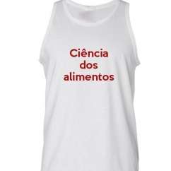 Camiseta Regata Ciência Dos Alimentos