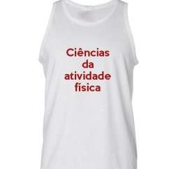 Camiseta Regata Ciências Da Atividade Física