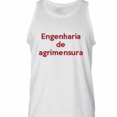 Camiseta Regata Engenharia De Agrimensura