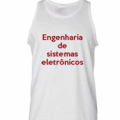 Camiseta Regata Engenharia De Sistemas Eletrônicos