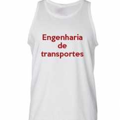 Camiseta Regata Engenharia De Transportes