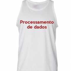 Camiseta Regata Processamento De Dados