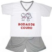 pijama Bodas de Couro 